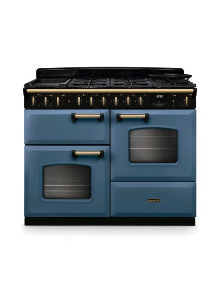 Stone Blue Antique Brass