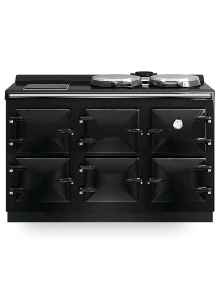 Heritage Grande Quadette Oil Fired Range Cooker in Black