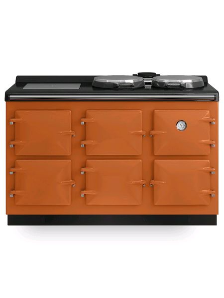 Heritage Grande Quadette Oil Fired Range Cooker in Coral