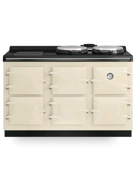 Heritage Grande Quadette Oil Fired Range Cooker in Cream