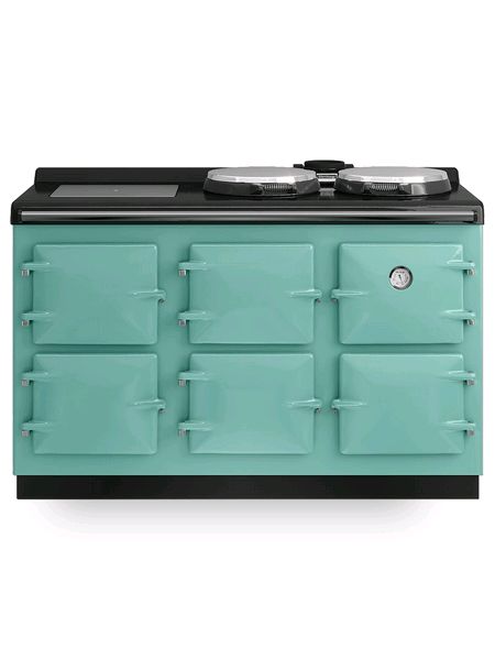 Heritage Grande Quadette Oil Fired Range Cooker in Pistachio