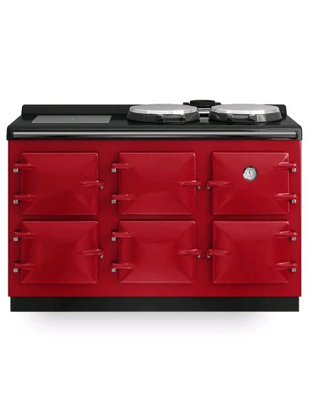 Heritage Grande Quadette Oil Fired Range Cooker in Red