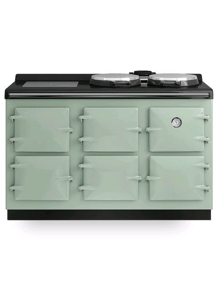 Heritage Grande Quadette Oil Fired Range Cooker in Sage