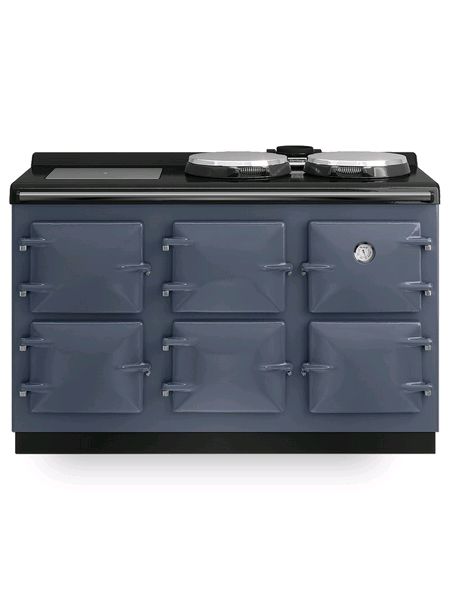 Heritage Grande Quadette Oil Fired Range Cooker in Slate Blue