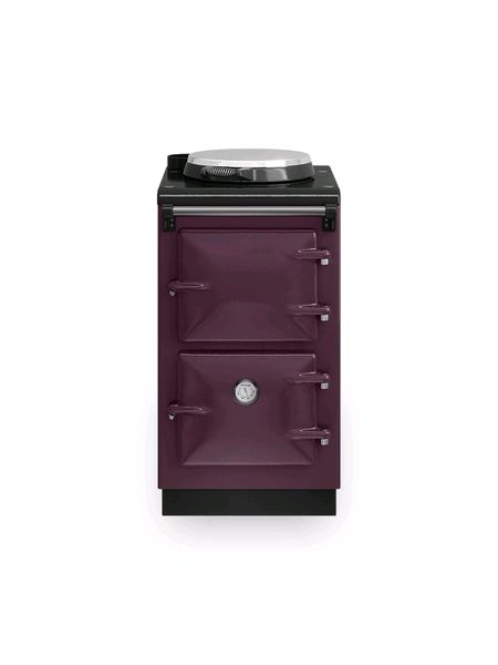 Heritage Uno Cook Oil Range Cooker in Aubergine