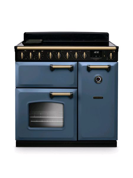 Stone Blue Antique Brass