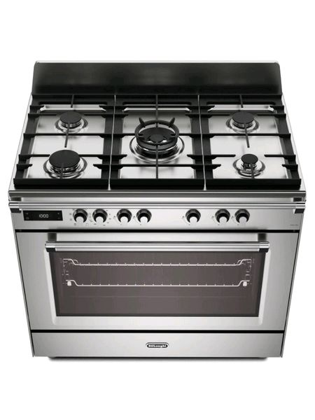 Electric multifunctional single cavity cooker with gas hob