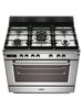 Electric multifunctional single cavity cooker with gas hob