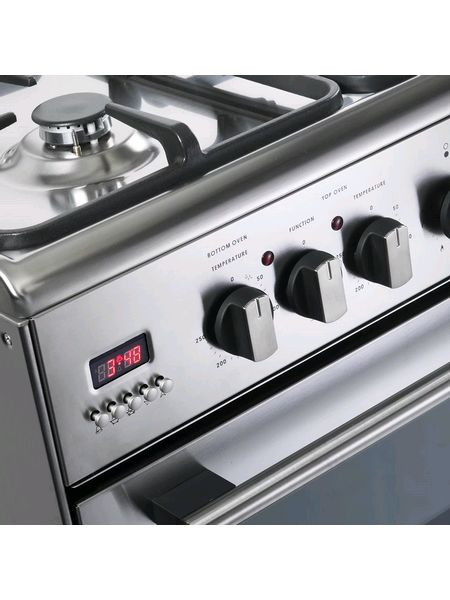 delonghi modern 60cm dual cooker front