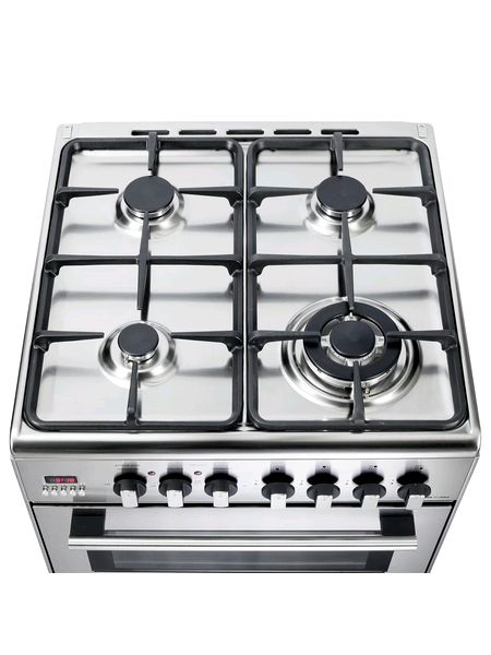 delonghi modern 60cm dual fuel double cavity hob