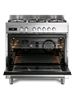 delonghi 90cm space single stainless oven