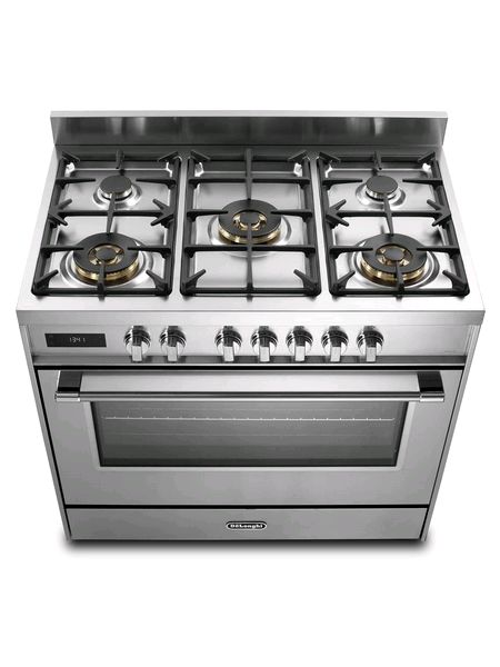 delonghi space 90cm single stainless hob