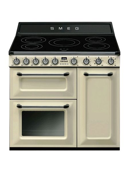 smeg victoria 90cm electric cream