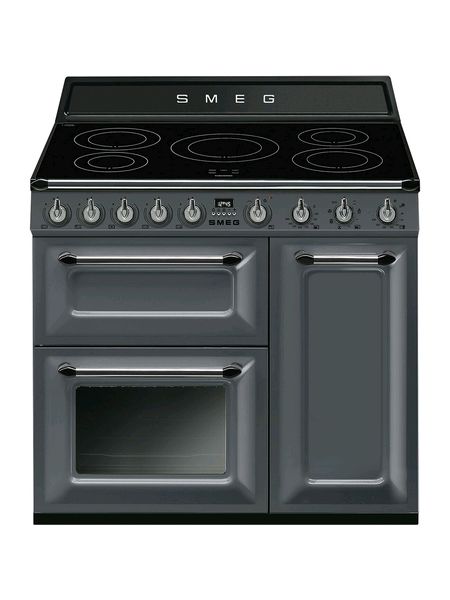 smeg victoria 90cm electric slate grey