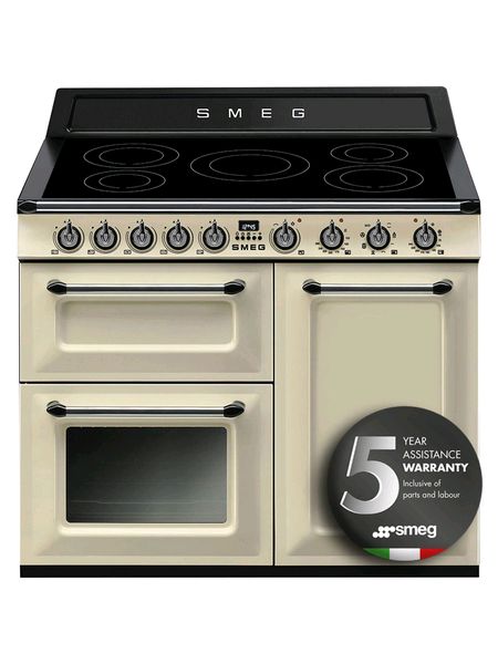 smeg 100cm induction cream