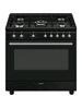 smeg concert 90cm black dual