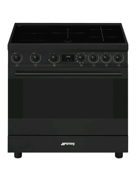 smeg classic 90cm induction matte black