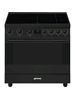 smeg classic 90cm induction matte black