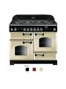 classic 110 All Gas range cooker with chrome trim