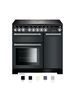 encore deluxe 90 Induction Range Cooker with chrome trim