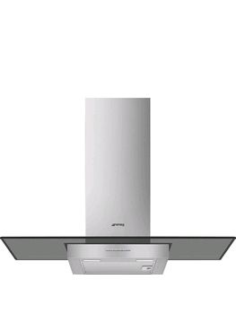 Smeg 90cm Chimney Hood Stainless Steel and Glass