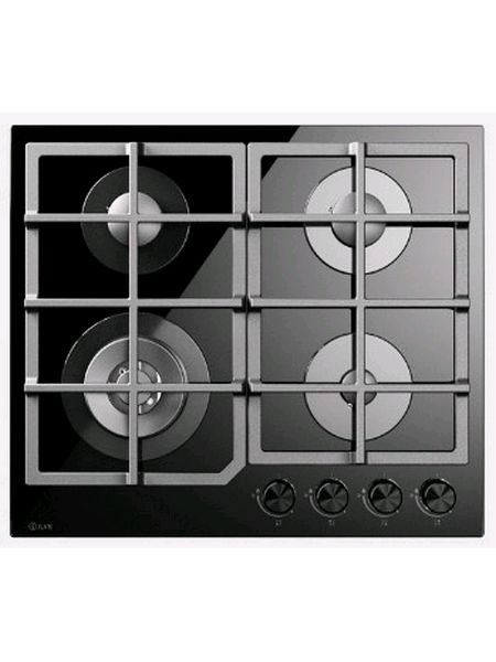 60cm Nero Gas Hob