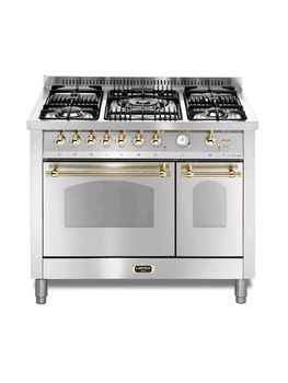 Lofra Dolcevita 100cm Double Electric Oven Dual Fuel Range Cooker Stainless Steel