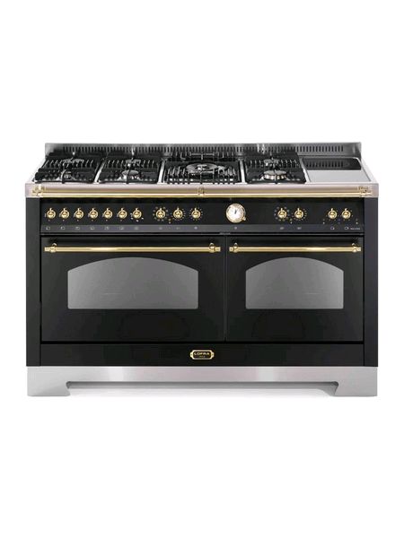 Dolcevita 150cm Mixed Burners Double Electric Dual Fuel Range Cooker