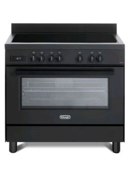 Delonghi Cookers Delonghi 90cm Space Single Cavity Induction Range Cooker In Matt Black