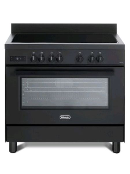 Delonghi 90cm Space Single Cavity Induction Range Cooker In Matt Black