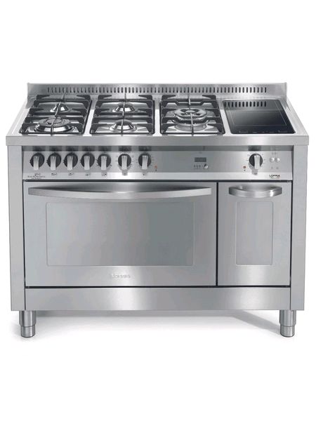 Professional 120cm Mixed Hob Double Electric Oven Dual Fuel Range Cooker