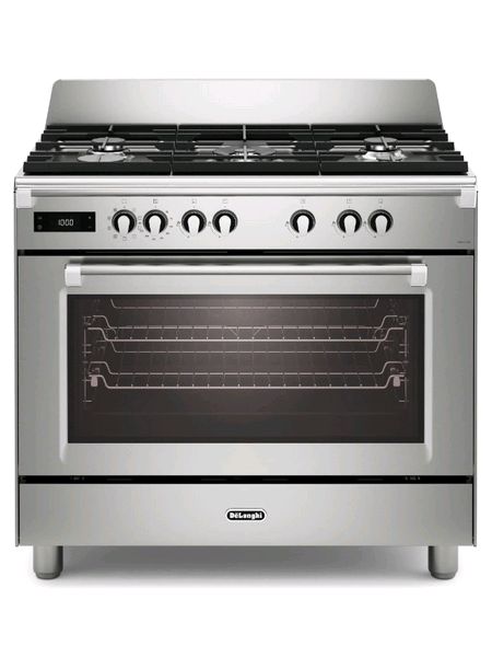 Bassano 90cm Electric Multifunctional single cavity cooker with Gas hob