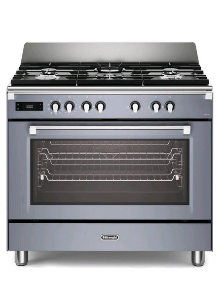 Bassano 90cm Electric Multifunctional single cavity cooker with Gas hob