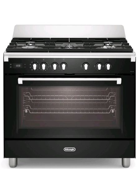 Bassano 90cm Electric Multifunctional single cavity cooker with Gas hob