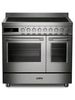 Professional double cavity electric free standing cooker