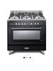 Delonghi vintage 90cm single cavity dual fuel range cooker