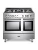 Delonghi modern 90cm twin cavity Gas range cooker