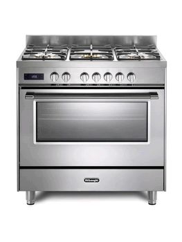 Delonghi Cookers Delonghi Space 90cm multifunction dual fuel range cooker