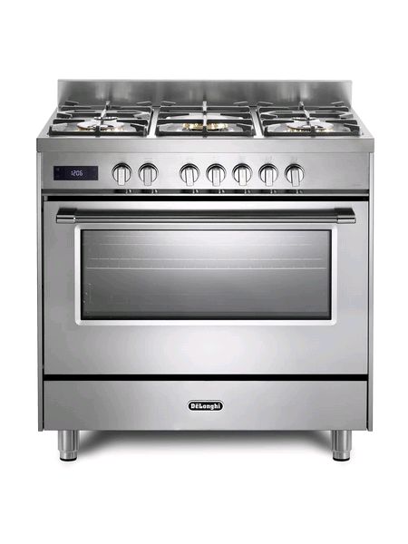 Delonghi Space 90cm multifunction dual fuel range cooker