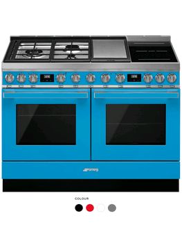 Smeg Portofino 120cm dual fuel range cooker