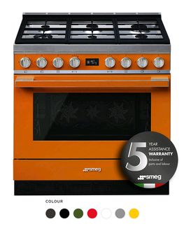 Smeg Portofino 90cm dual fuel range cooker