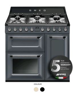 Smeg victoria 90cm dual fuel range cooker