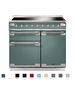 Elise 100 Induction range cooker with brushed nickel trim