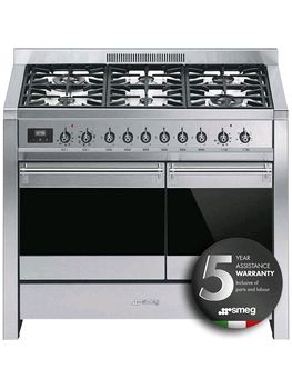 Smeg opera 100cm dual fuel range cooker