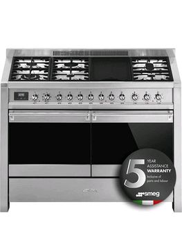 Smeg opera 120cm dual fuel range cooker