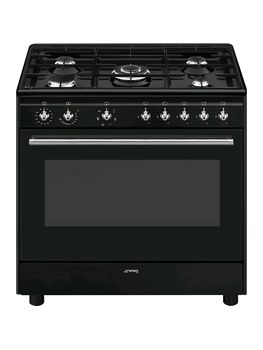 Smeg concert 90cm dual fuel range cooker