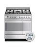 concert 90cm dual fuel range cooker