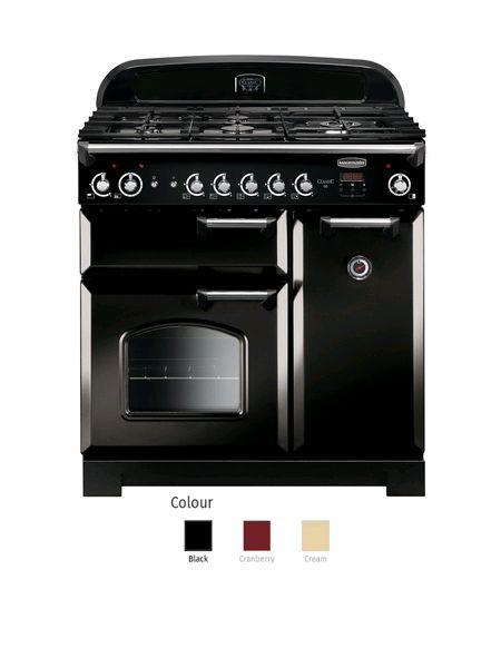 Classic 90 All Gas range cooker with chrome trim