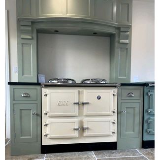 Esse 1000T in cream enamel - electric range cooker