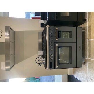 Delonghi Bassano 90cm dual fuel range cooker in slate 